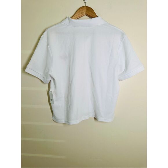 Lucky Brand White Short Sleeve Polo Shirt Size Small New - Picture 5 of 5
